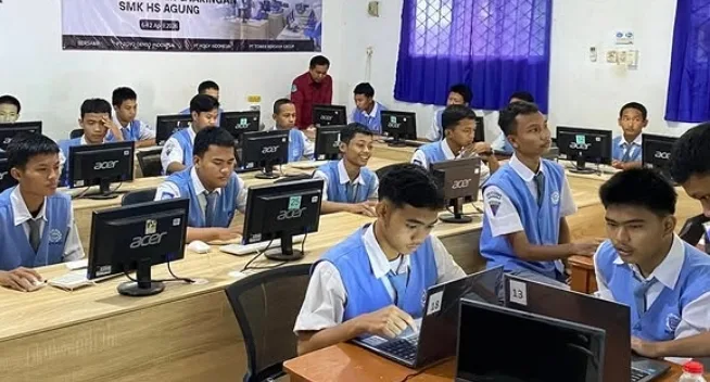 Tingkatkan Kesiapan Akademik, Siswa SMK HS AGUNG Ikuti Simulasi Tes Kemampuan Akademik